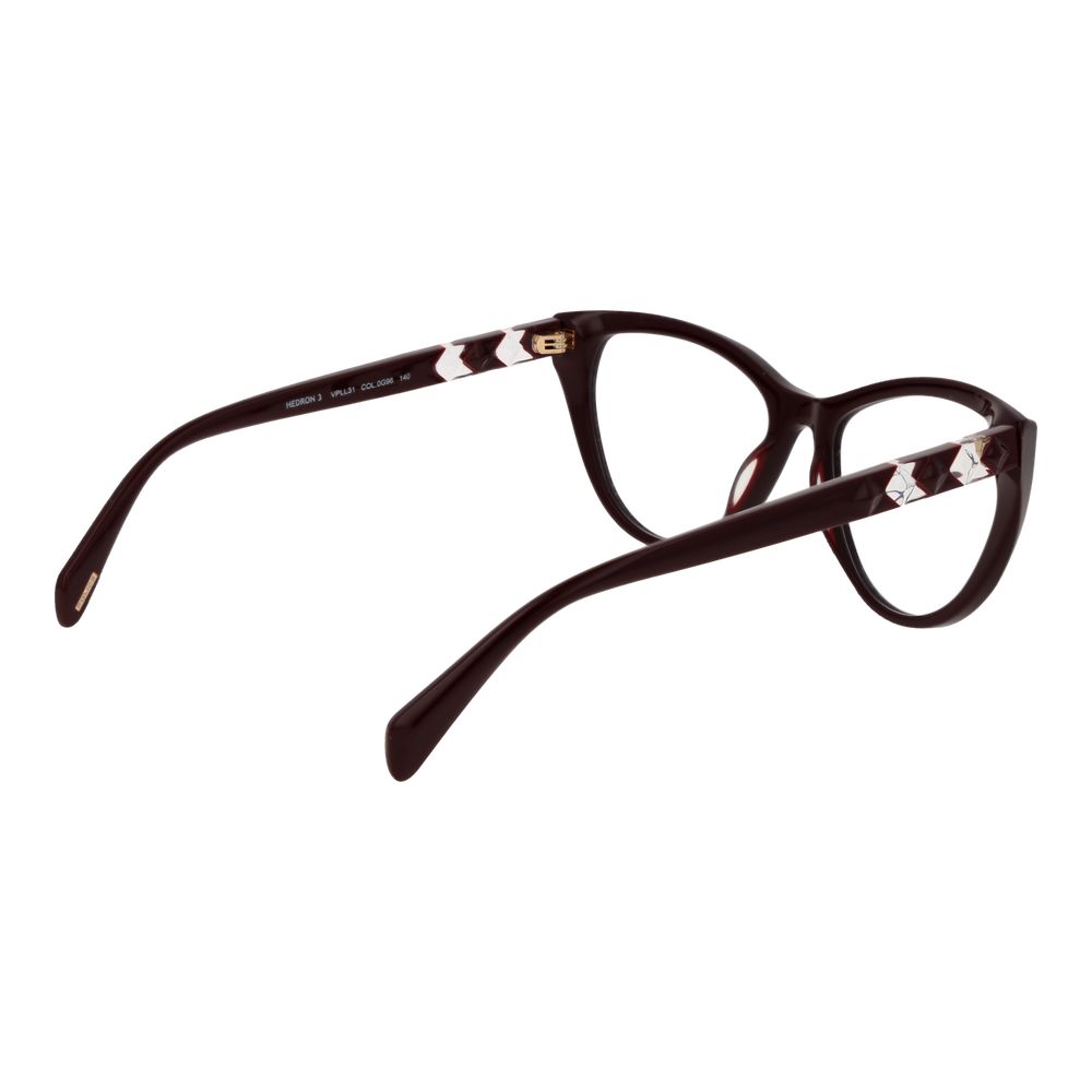 Police Women’s Optical Glasses – Burgundy Cat Eye Frame