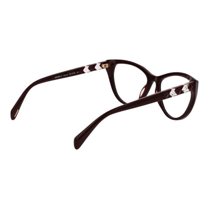 Police Women’s Optical Glasses – Burgundy Cat Eye Frame