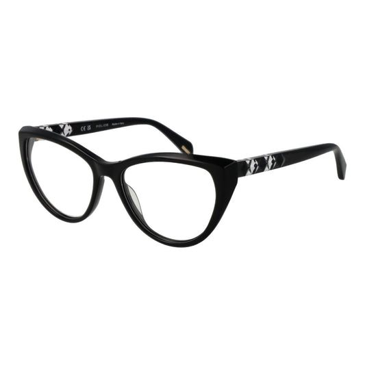 Police Women's Cat Eye Optical Glasses – Black Full-Rim Frame