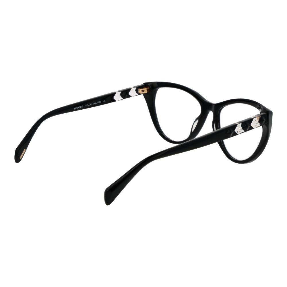 Police Women's Cat Eye Optical Glasses – Black Full-Rim Frame