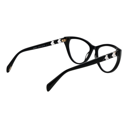 Police Women's Cat Eye Optical Glasses – Black Full-Rim Frame