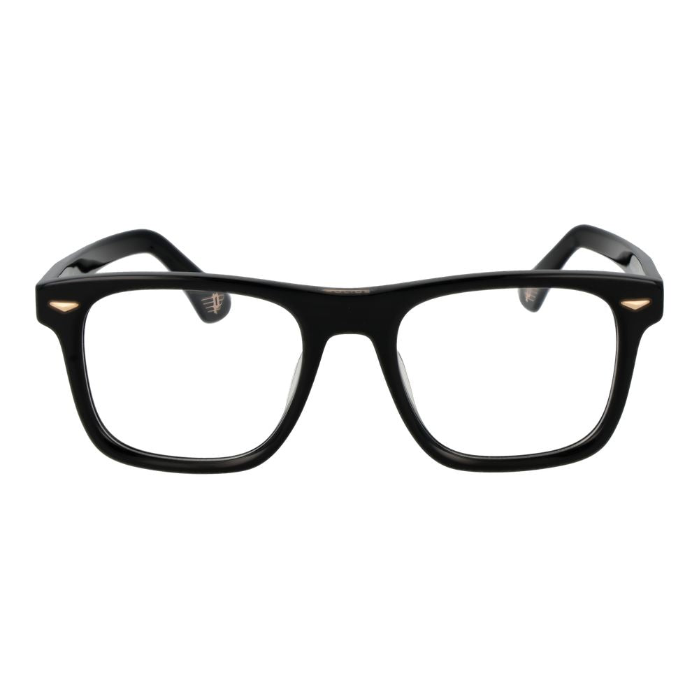 Police Men's Optical Glasses – Black Full-Rim Frame, 52mm