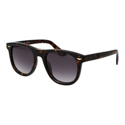 Police Men’s Sunglasses – Brown Full-Rim Frame, Grey Gradient Lenses