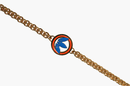 Gucci x Adidas Horsebit 1955 White & Black Calfskin Leather Shoulder Bag Preloved Grade A