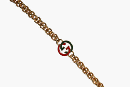 Gucci x Adidas Horsebit 1955 White & Black Calfskin Leather Shoulder Bag Preloved Grade A