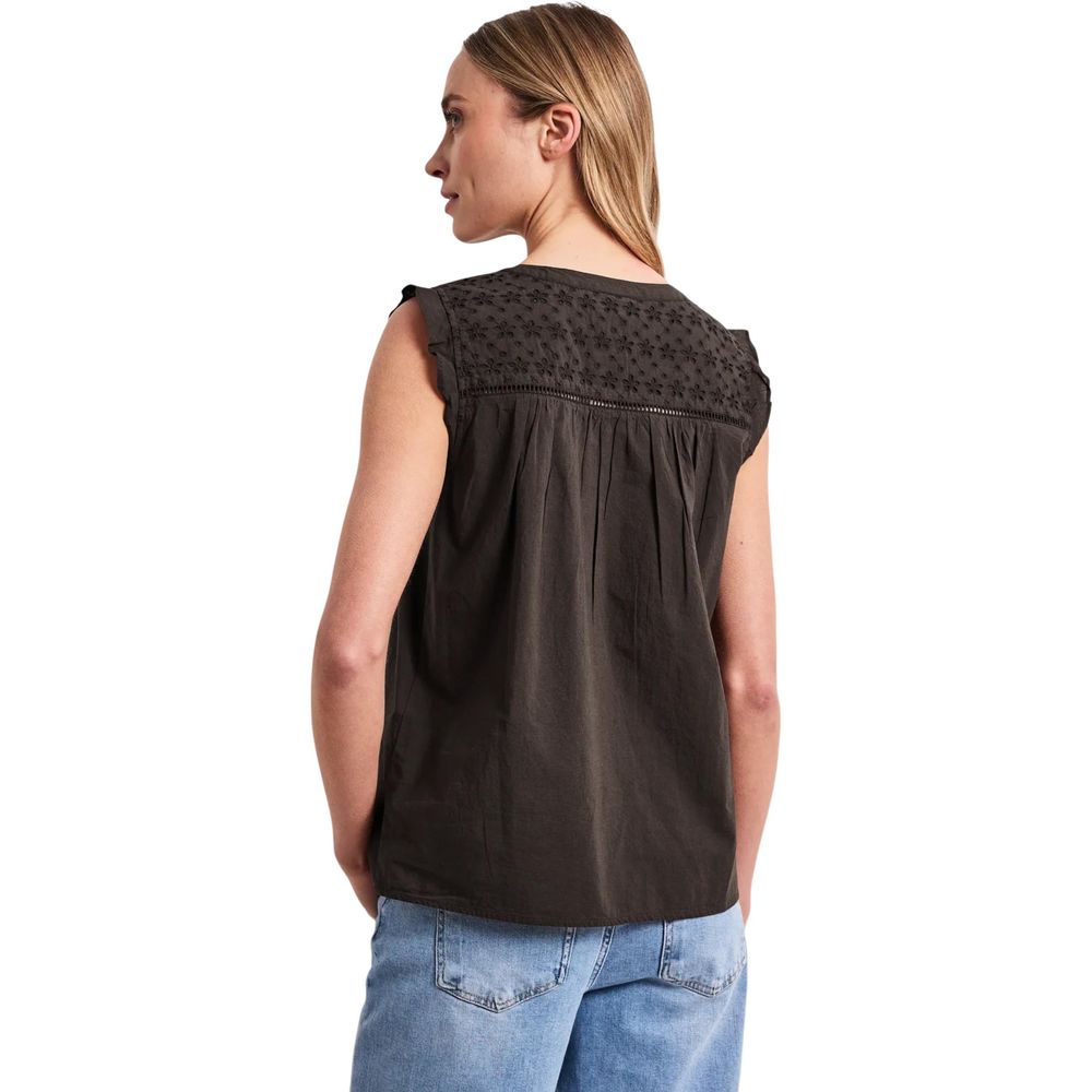 Street One Brown Cotton Blouse - Model 346269
