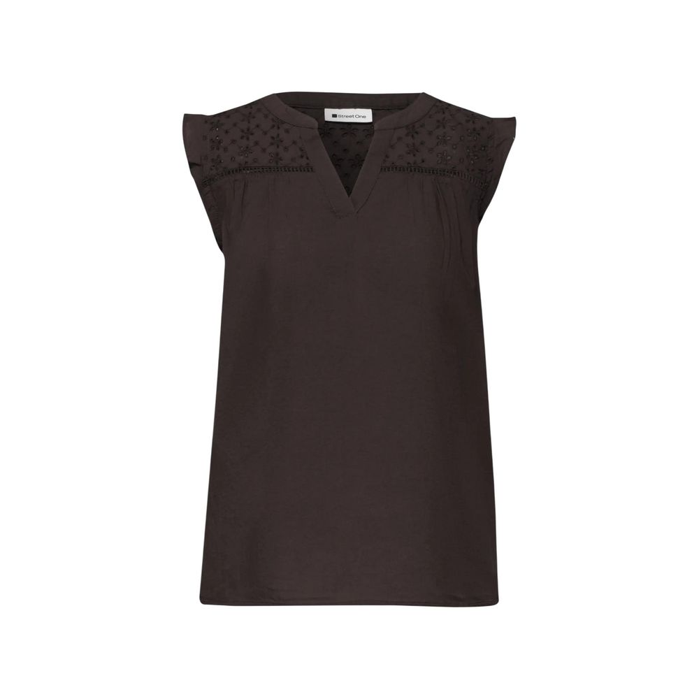 Street One Brown Cotton Blouse - Model 346269