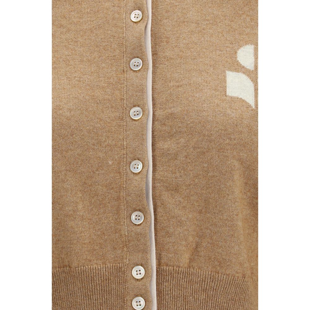 Marant Étoile Beige Cotton Lona Cardigan