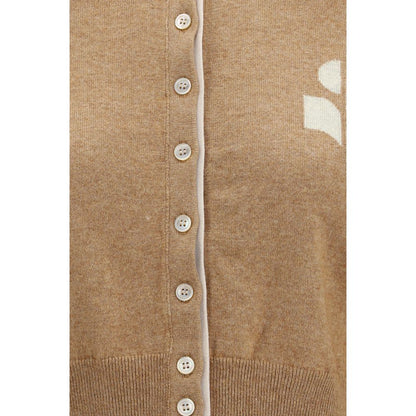 Marant Étoile Beige Cotton Lona Cardigan