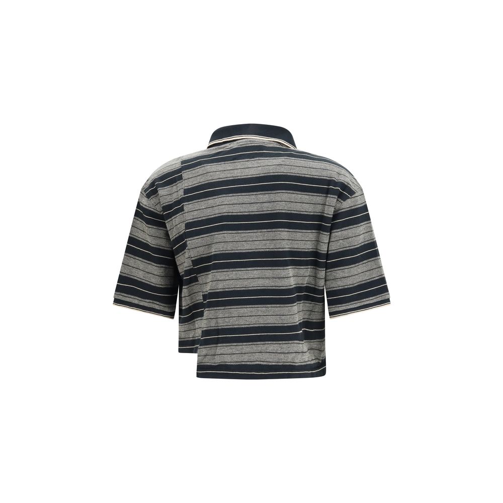 Marant Étoile Black Cotton Isalyne Polo Shirt