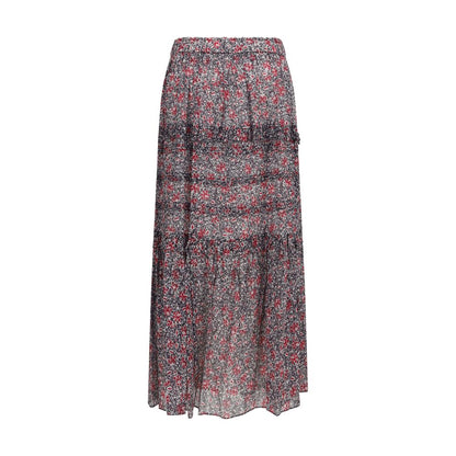 Marant Étoile Volomia Long Ruffled Cotton Skirt