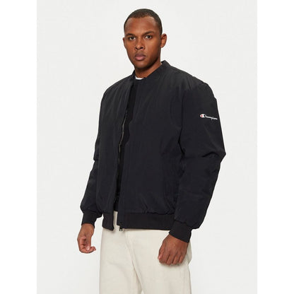 Champion Black Polyamide Bomber: Bold Street Style