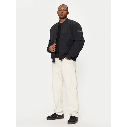 Champion Black Polyamide Bomber: Bold Street Style