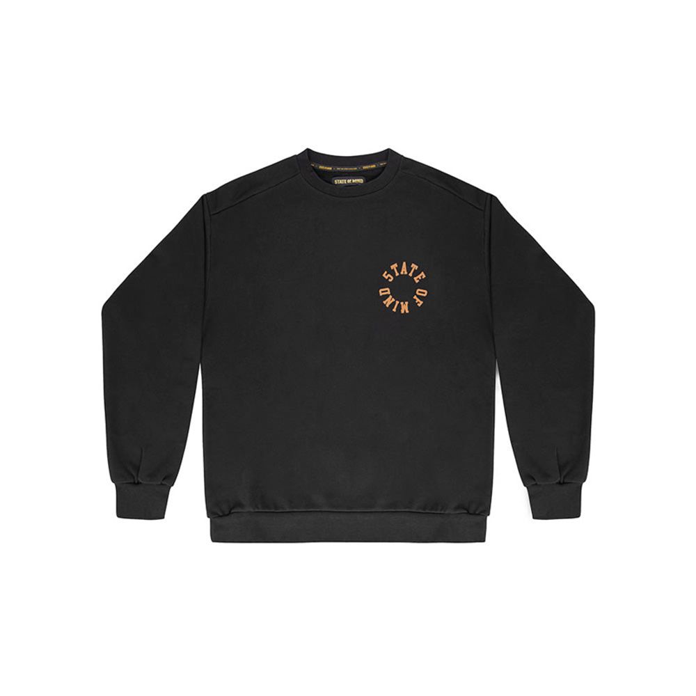 5TATE OF MIND Black Cotton Sweatshirt - Men’s S