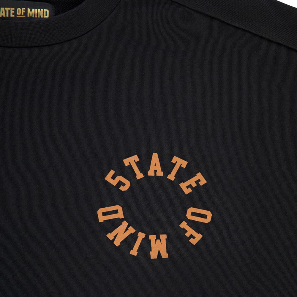 5TATE OF MIND Black Cotton Sweatshirt - Men’s S