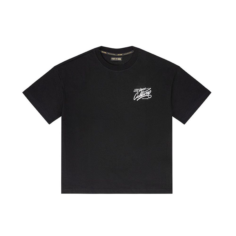 5TATE OF MIND Black Cotton T-Shirt - Size S