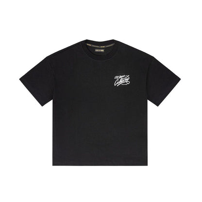 5TATE OF MIND Black Cotton T-Shirt - Size S