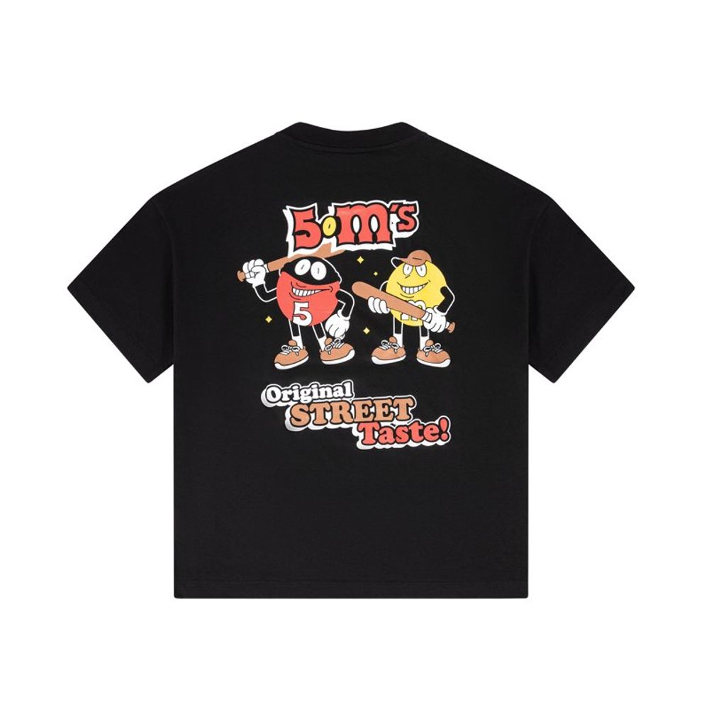 5TATE OF MIND Black Cotton T-Shirt M