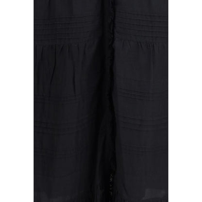 Marant Étoile Black Cotton Daniva Shirt Dress