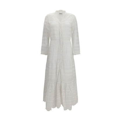 Marant Étoile White Cotton Daniva Shirt Dress