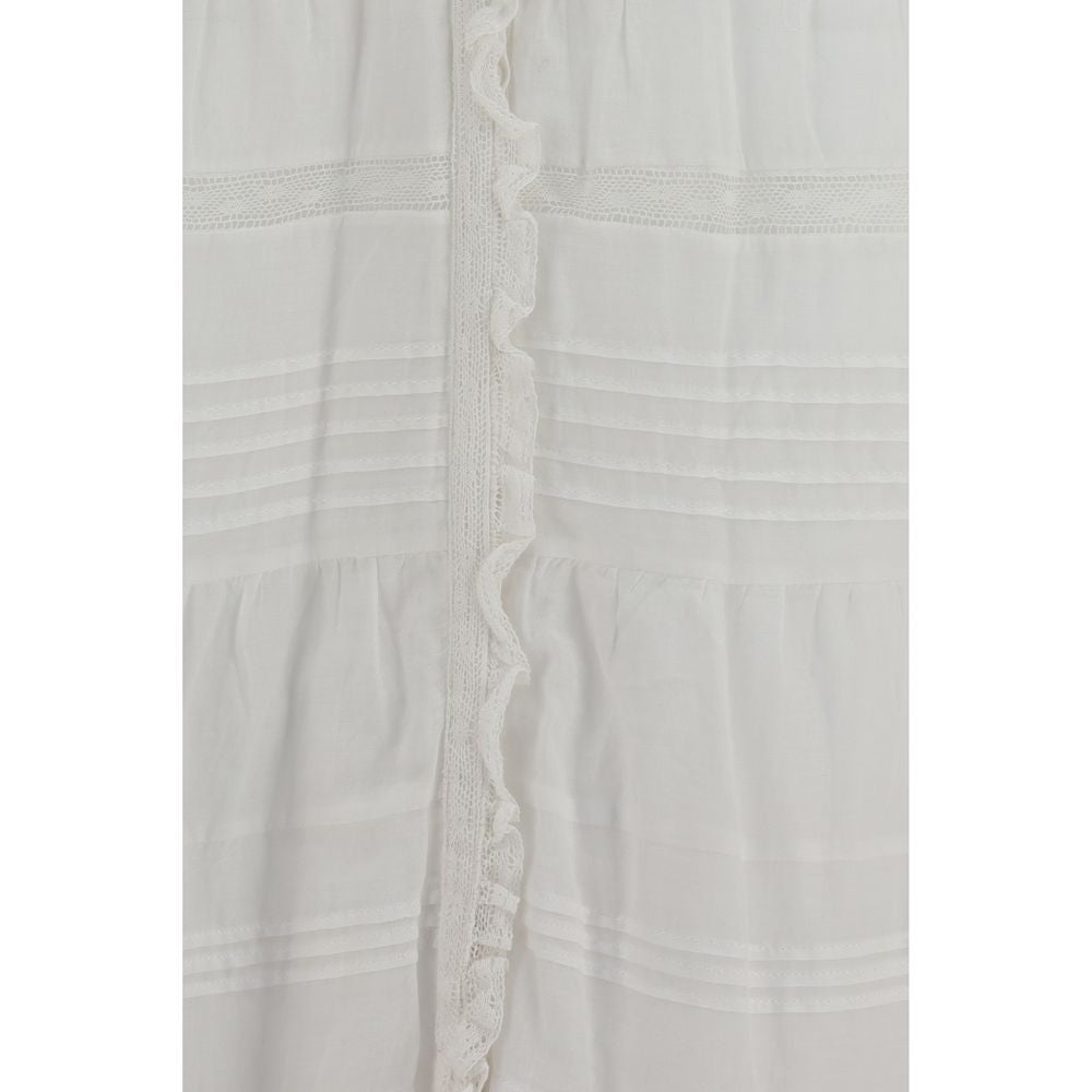 Marant Étoile White Cotton Daniva Shirt Dress