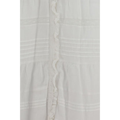 Marant Étoile White Cotton Daniva Shirt Dress