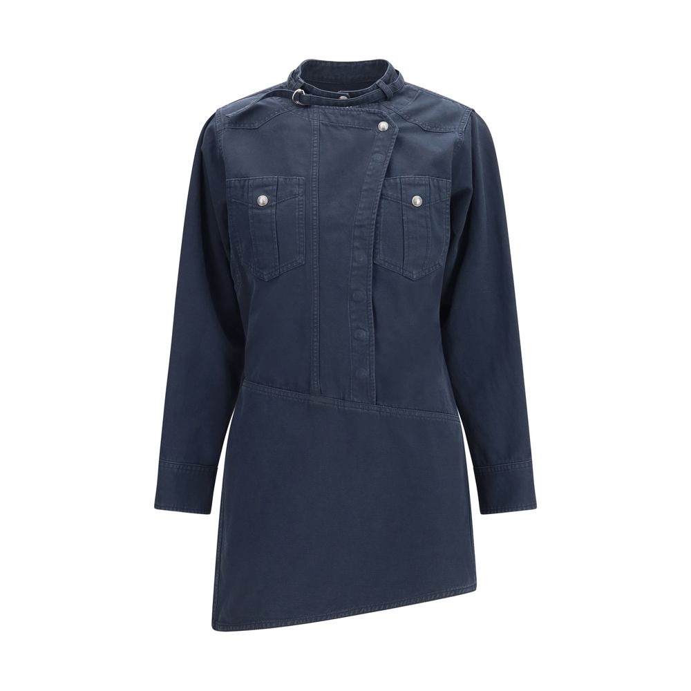 Marant Étoile Blue Denim Nouria Shirt Dress