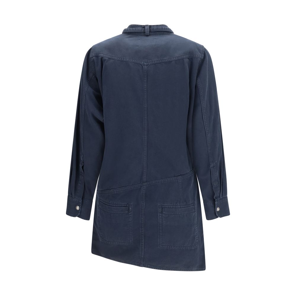 Marant Étoile Blue Denim Nouria Shirt Dress