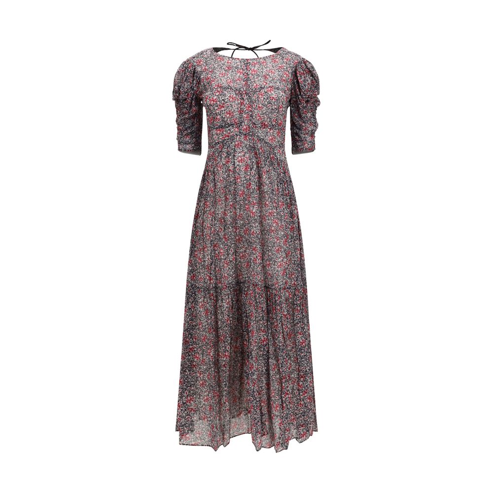 Marant Étoile Purple Cotton Sichellia Dress