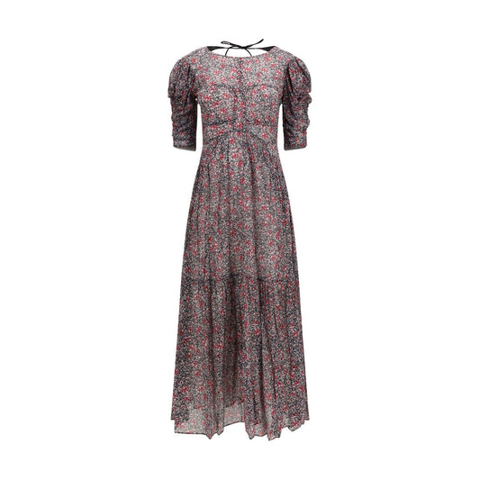 Marant Étoile Purple Cotton Sichellia Dress