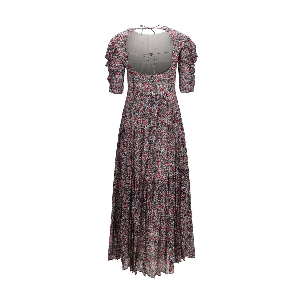 Marant Étoile Purple Cotton Sichellia Dress
