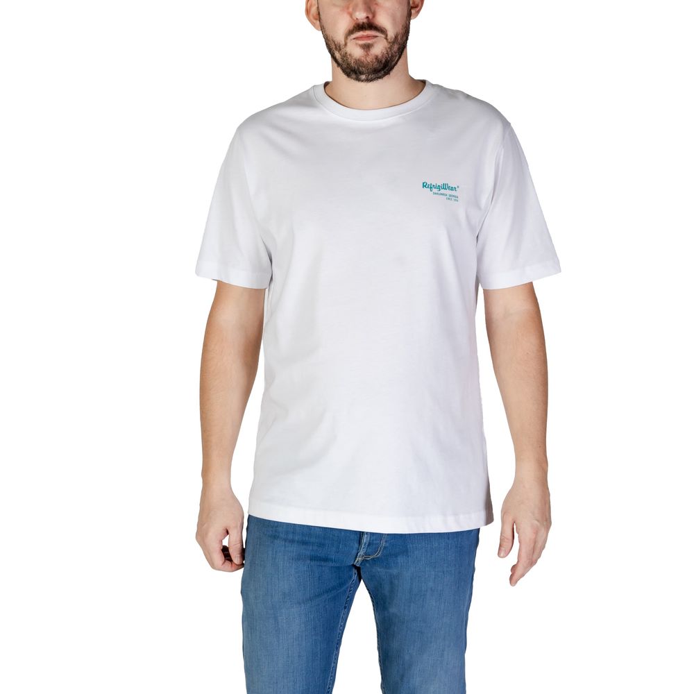 Refrigiwear White Cotton Sportswear T-Shirt