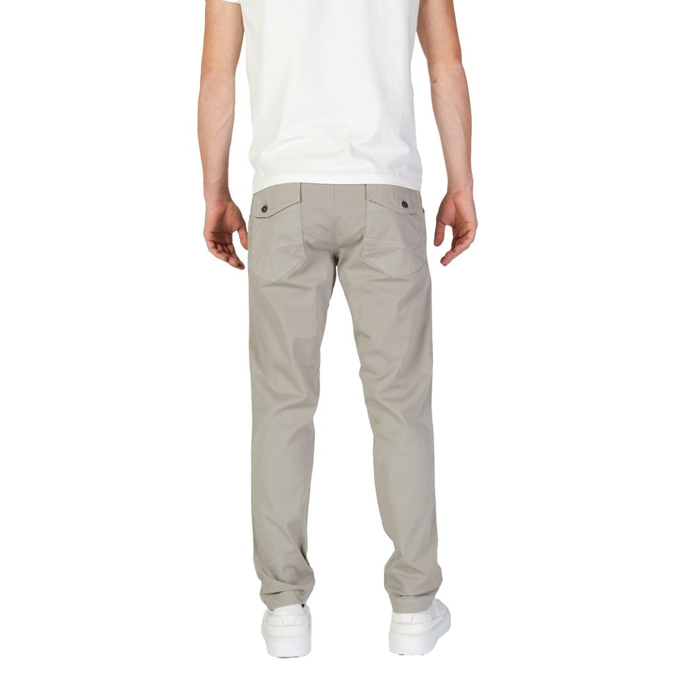 Refrigiwear Gray Cotton Casual Pants for Men