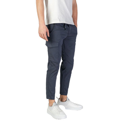 Refrigiwear Blue Cotton Cargo Pants for Men