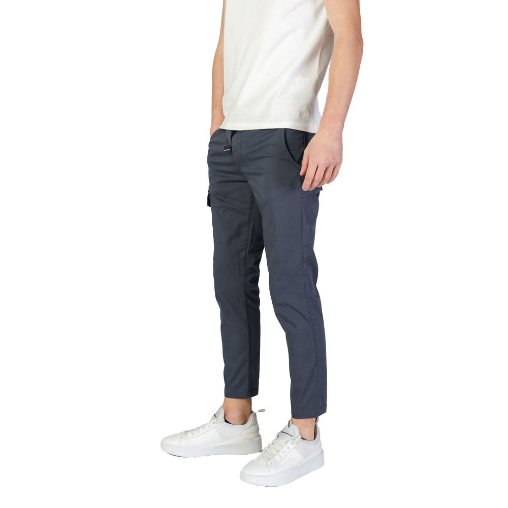 Refrigiwear Blue Cotton Cargo Pants for Men