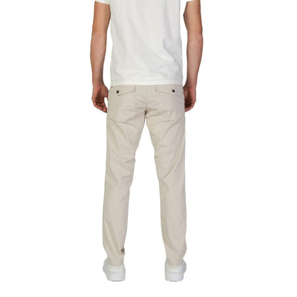 Refrigiwear Beige Cotton Casual Pants for Men