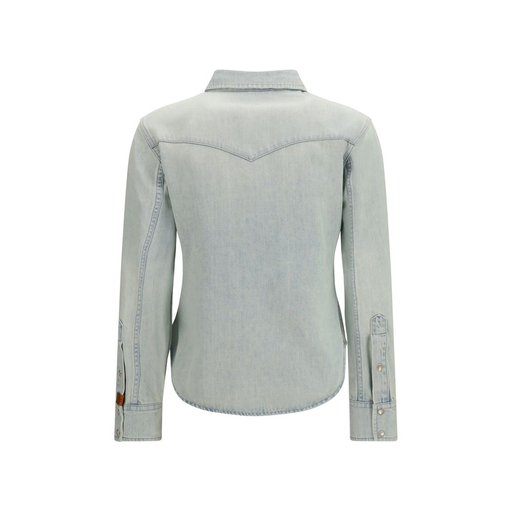 Jacob Cohen Blue Denim Shirt - The Western Shirt