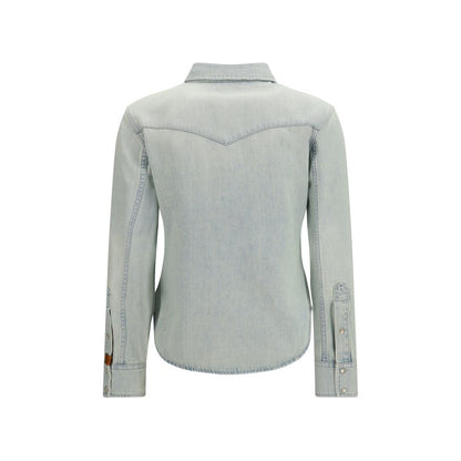 Jacob Cohen Blue Denim Shirt - The Western Shirt