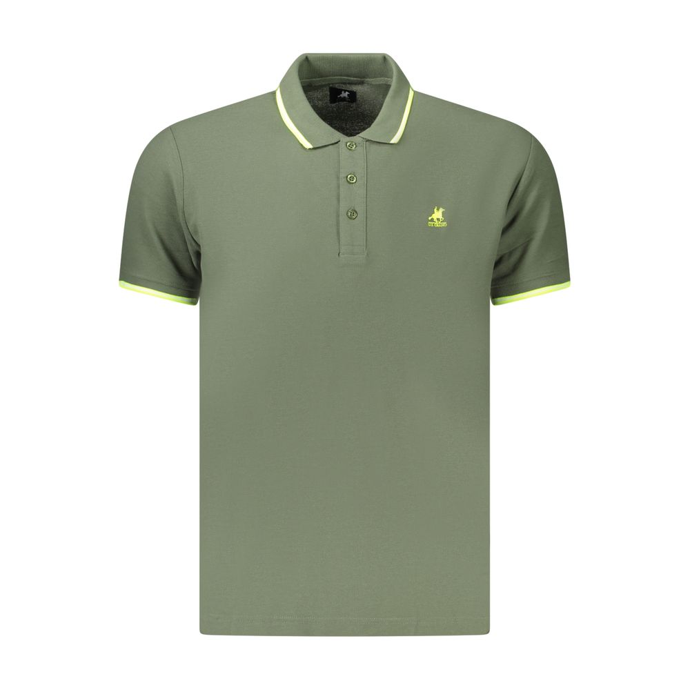 U.S. Grand Polo Green Cotton Men's Polo Shirt