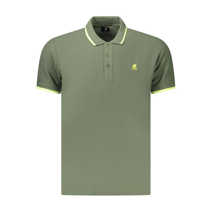 U.S. Grand Polo Green Cotton Men's Polo Shirt