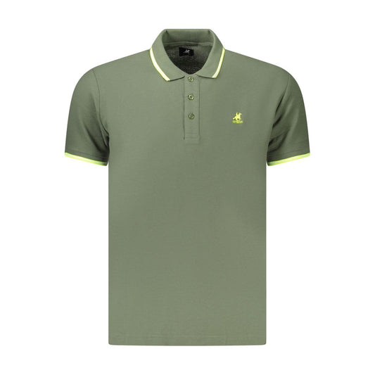 U.S. Grand Polo Green Cotton Men's Polo Shirt