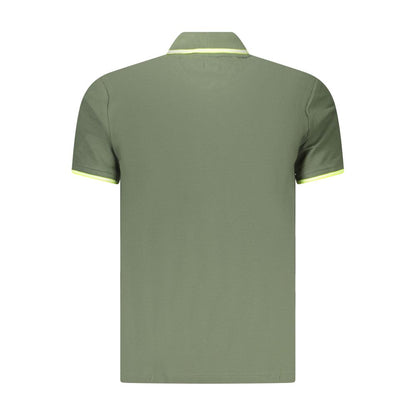 U.S. Grand Polo Green Cotton Men's Polo Shirt