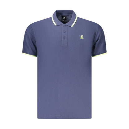U.S. Grand Polo Blue Cotton Mens Polo Shirt