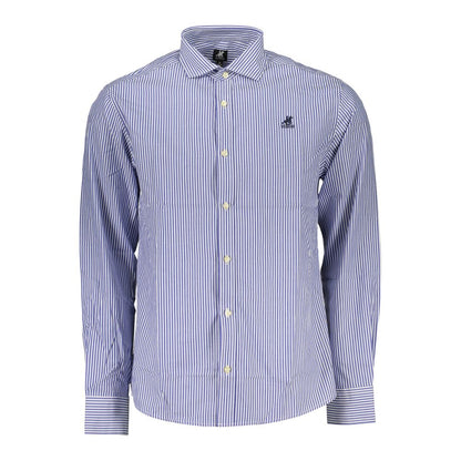 U.S. Grand Polo Blue Cotton Men's Shirt