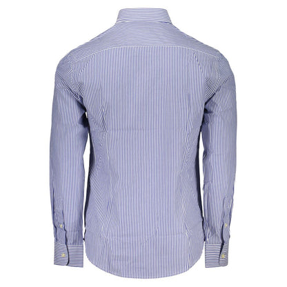 U.S. Grand Polo Blue Cotton Men's Shirt
