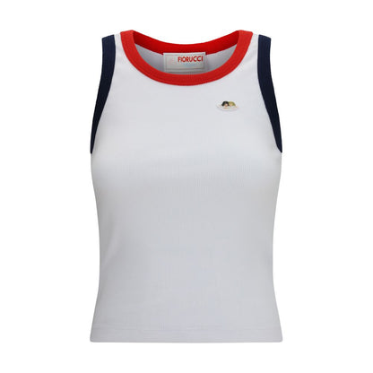 Fiorucci Multicolor Cotton Sleeveless T-Shirt