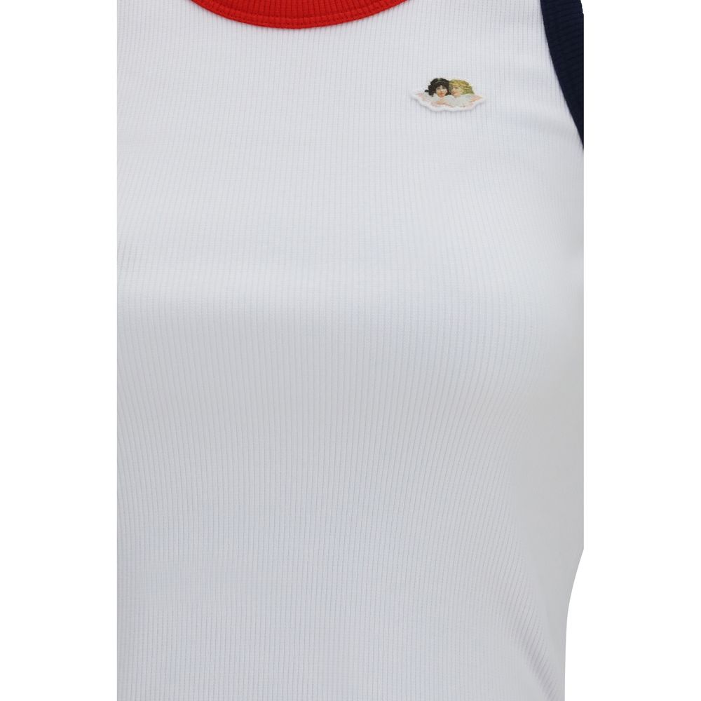 Fiorucci Multicolor Cotton Sleeveless T-Shirt