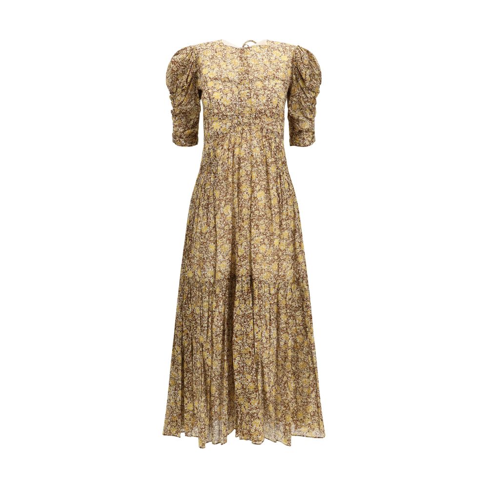 Marant Étoile Bicolor Cotton Sichellia Dress