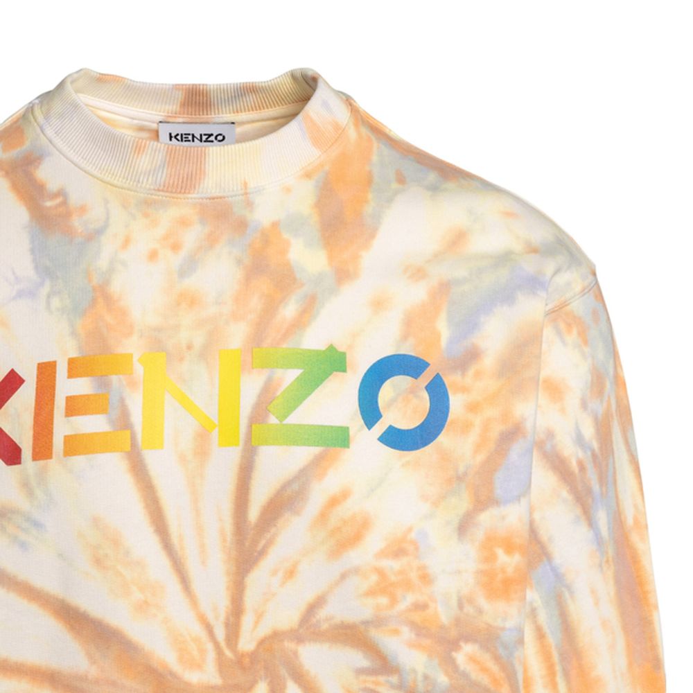 Kenzo Orange Cotton Sweatshirt for Men