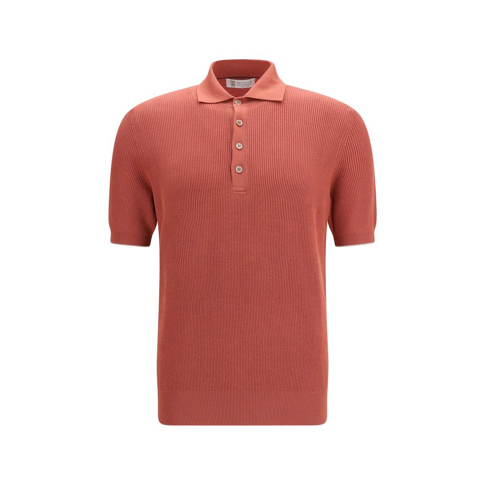 Brunello Cucinelli Multicolor Cotton Polo Shirt - Timeless Elegance
